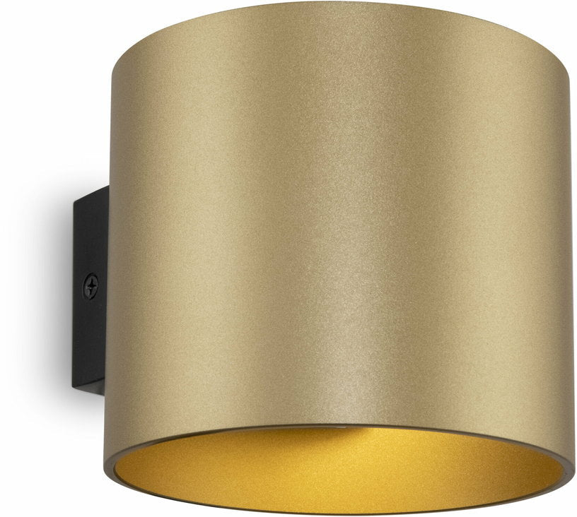 Applique murale en aluminium doré Rond - Maytoni - The Cool Republic