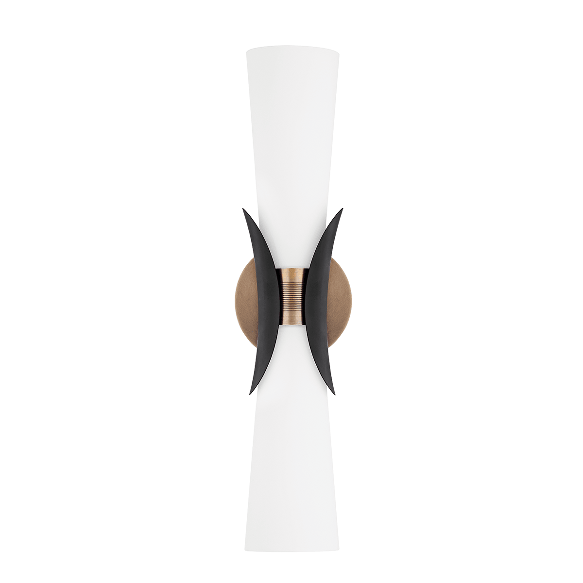 Applique murale en aluminium laiton patiné 13x53cm Muncie - Troy Lighting - The Cool Republic