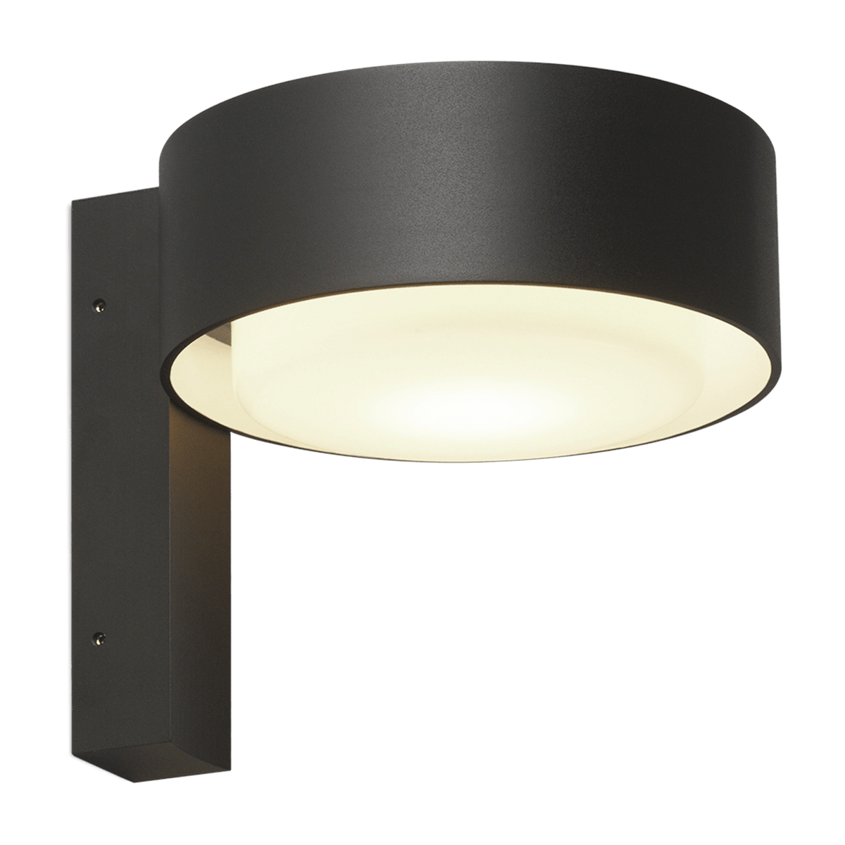 Applique murale en aluminium noir 16 cm Plaff On - Marset - The Cool Republic