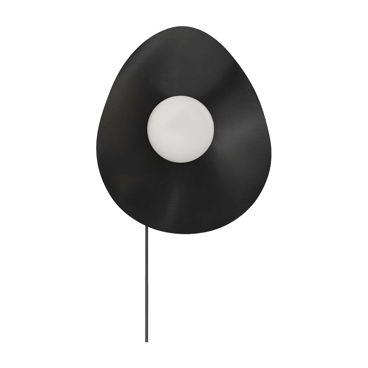Applique murale en aluminium noir 22cm Fuji - NORR11 - The Cool Republic