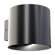 Applique murale en aluminium noir Rond - Maytoni - The Cool Republic