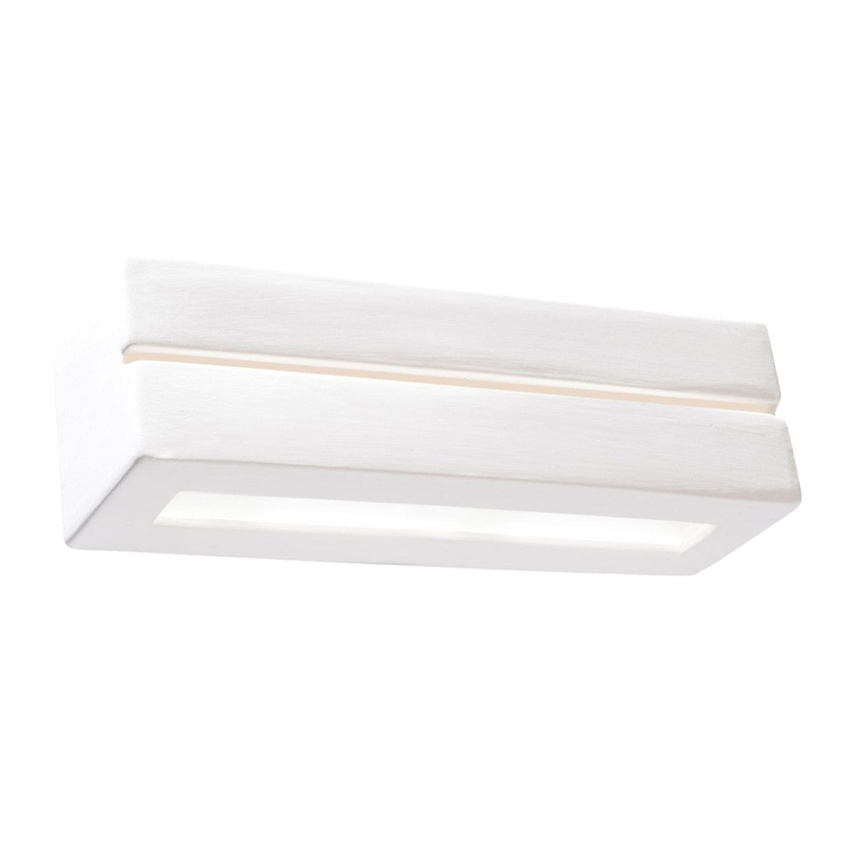 Applique murale en céramique blanche 32,5x9,5cm Vega line - Sollux - The Cool Republic