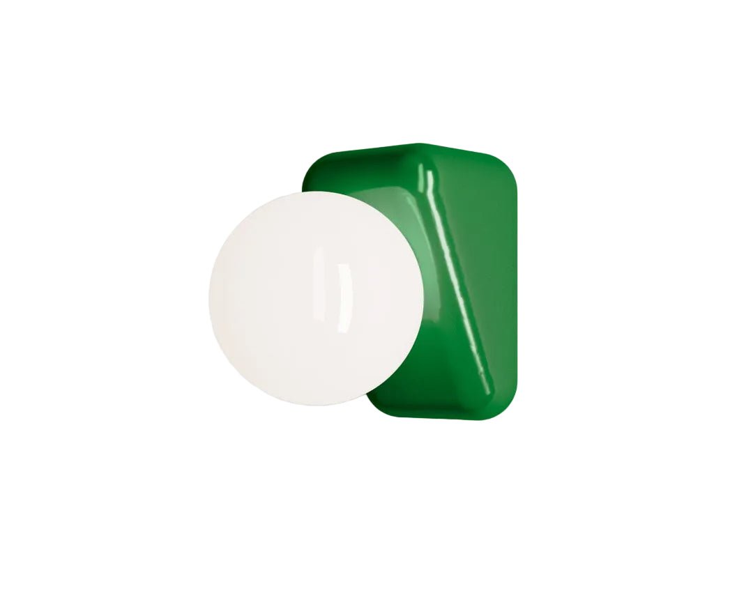 Applique murale en céramique vert 15x9,5cm Flip - Ferroluce - The Cool Republic