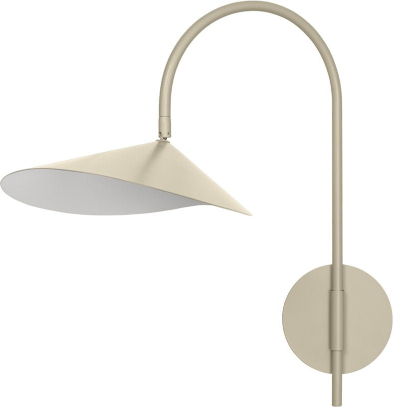 Applique murale en fer beige 47x26x44cm Arum swivel - Ferm living - The Cool Republic