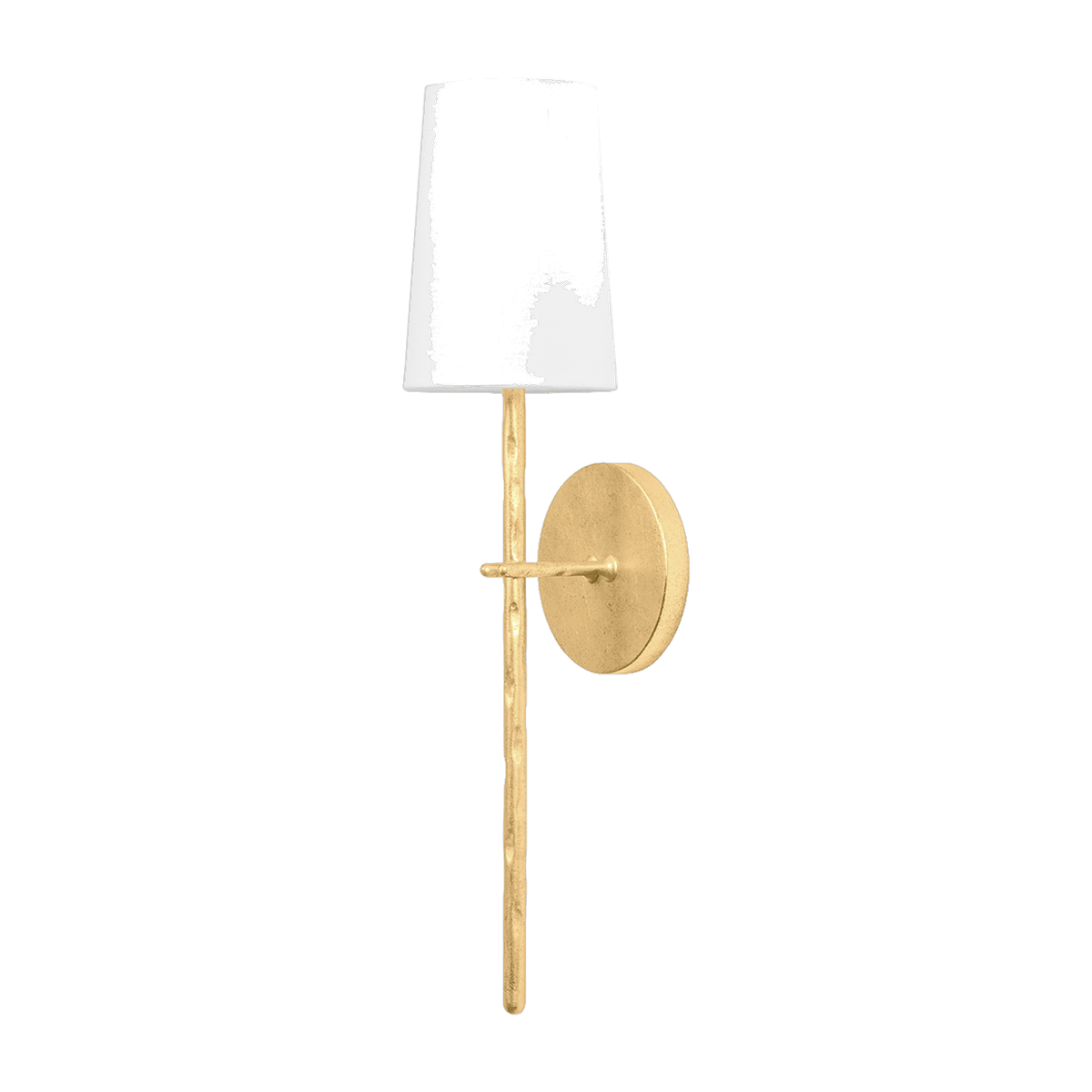 Applique murale en fer feuille d'or ancienne 12x52cm River - Troy Lighting - The Cool Republic