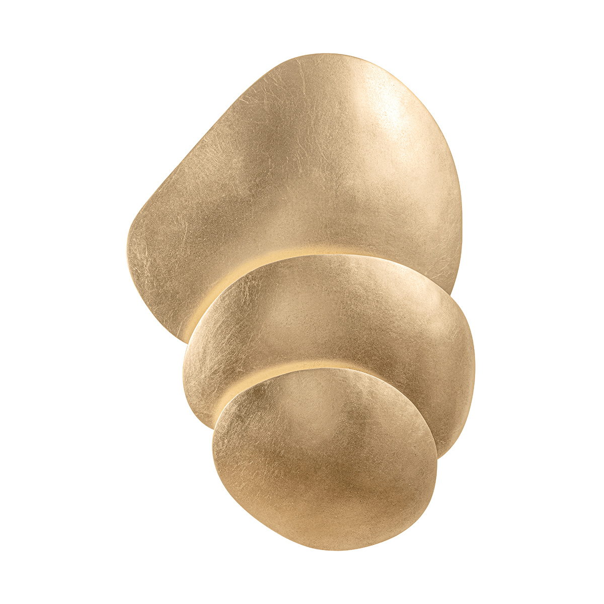 Applique murale en fer feuille d'or ancienne 41x57cm Akemi - Corbett Lighting - The Cool Republic