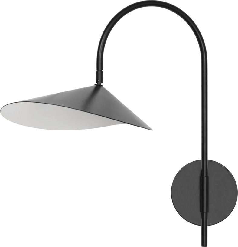 Applique murale en fer noir 47x26x44cm Arum swivel - Ferm living - The Cool Republic
