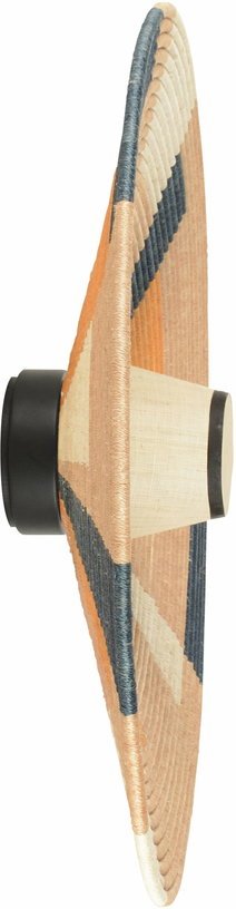 Applique murale en fibre d'abaca beige sable 60 cm PARROT - Forestier - The Cool Republic