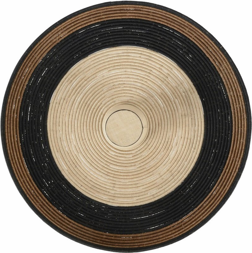 Applique murale en fibre d'abaca marron 80 cm GRASS - Forestier - The Cool Republic