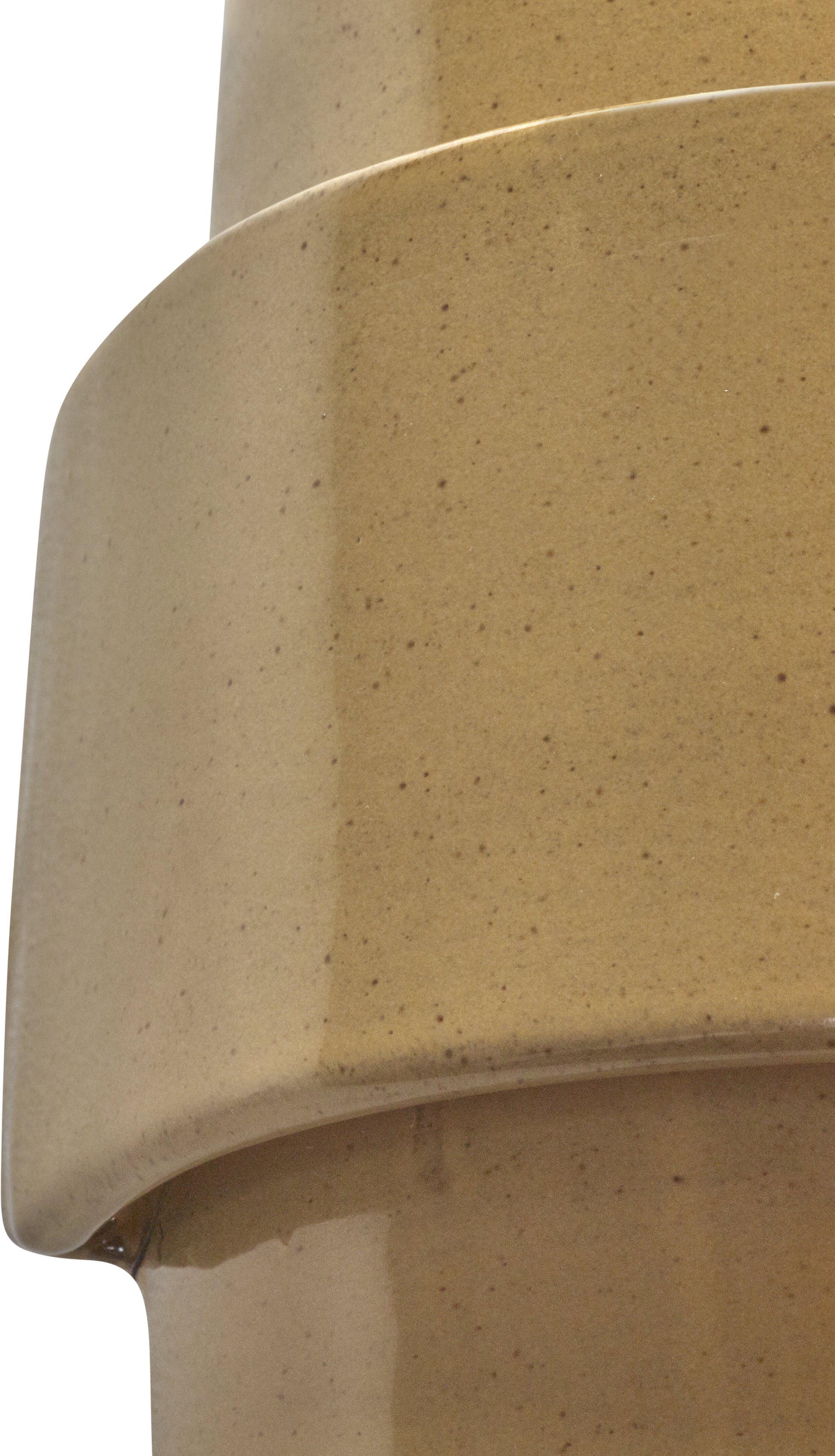Applique murale en grès jaune ocre James - Serax