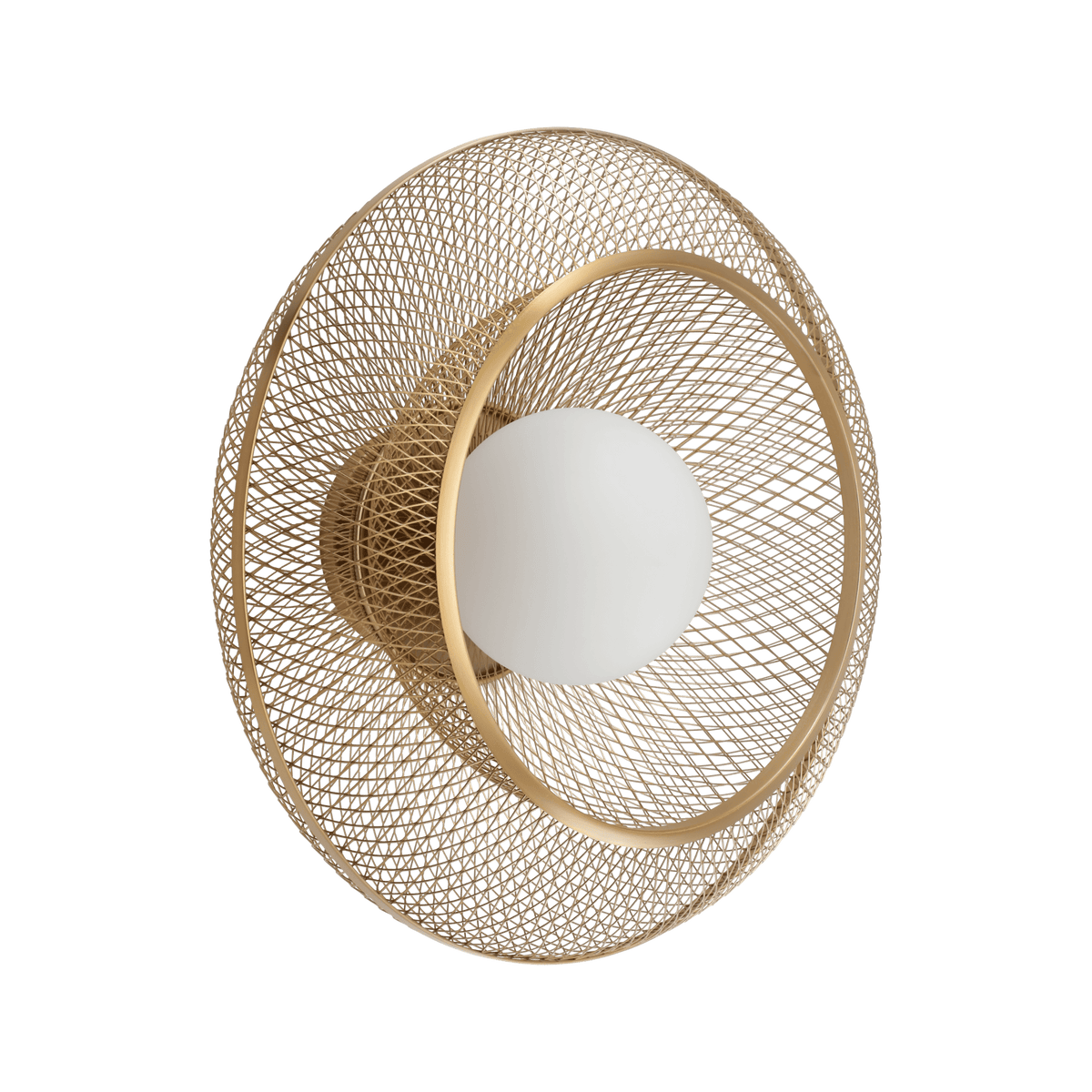 Applique murale en laiton 45,3x21,8cm Faraday up - Umage - The Cool Republic