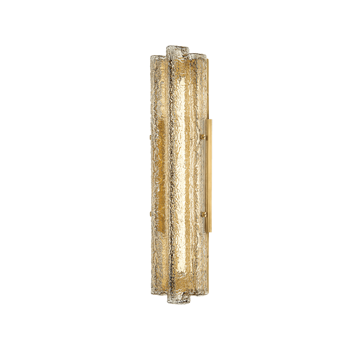 Applique murale en laiton laiton ancien 16x61cm Carnelian - Corbett Lighting - The Cool Republic