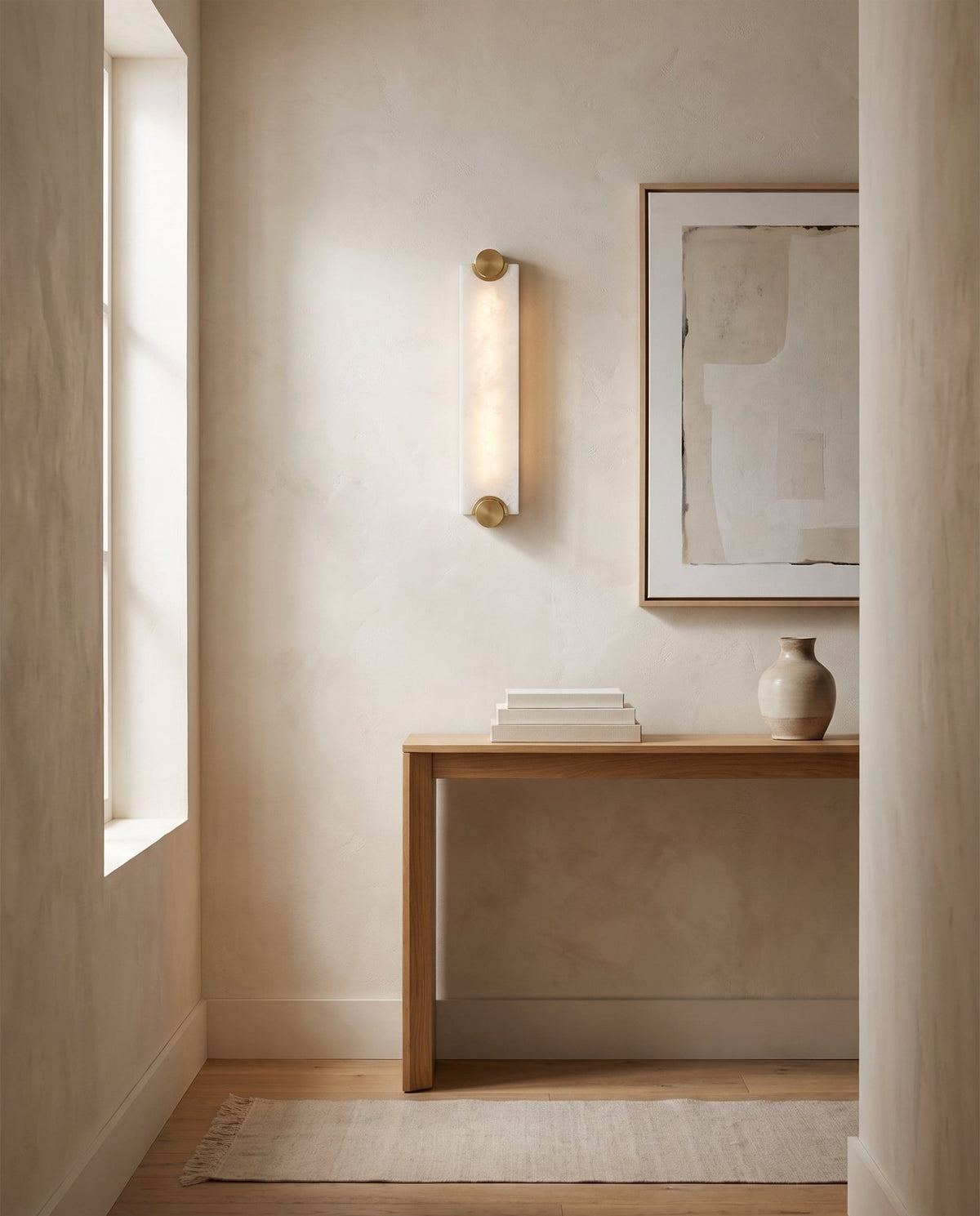 Applique murale en laiton laiton vieilli 13x64cm Brant - Hudson Valley Lighting - The Cool Republic