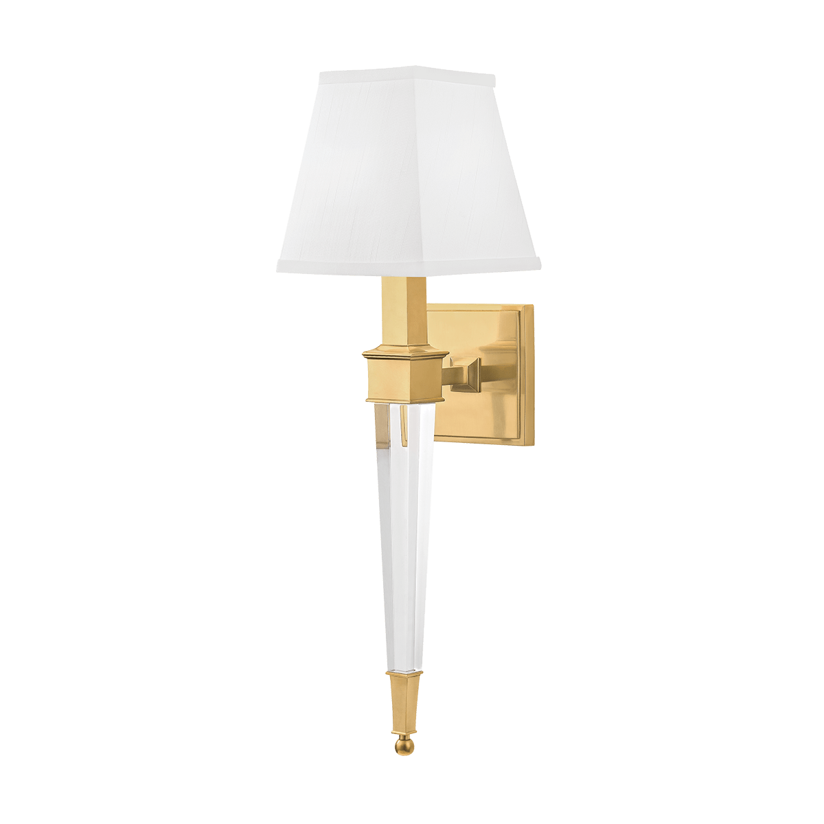 Applique murale en laiton laiton vieilli 15x52cm Ruskin - Hudson Valley Lighting - The Cool Republic