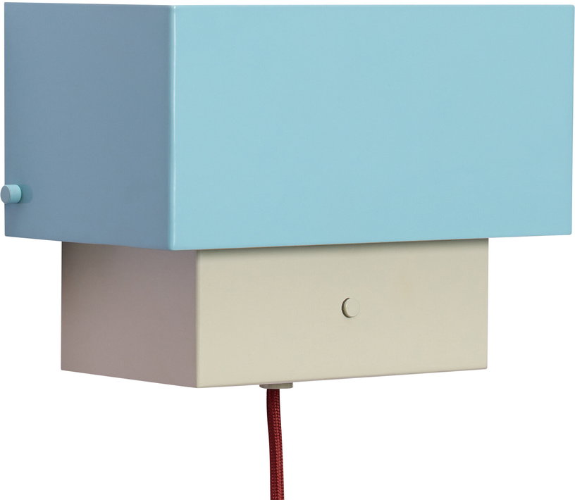 Applique murale en métal bleu et beige Arte - Hübsch