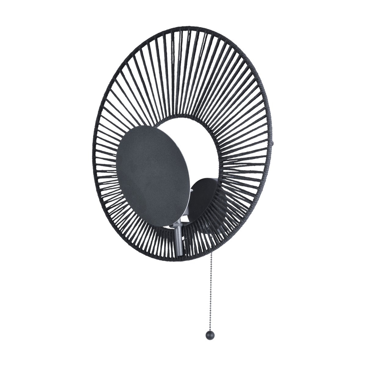 Applique murale en métal noir Oyster - Forestier - The Cool Republic