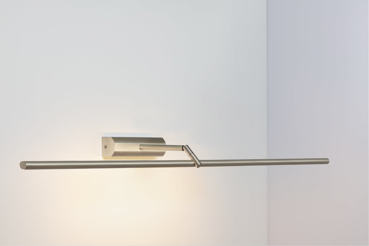 Applique murale en nickel satiné 101cm Airy - CVL Luminaires
