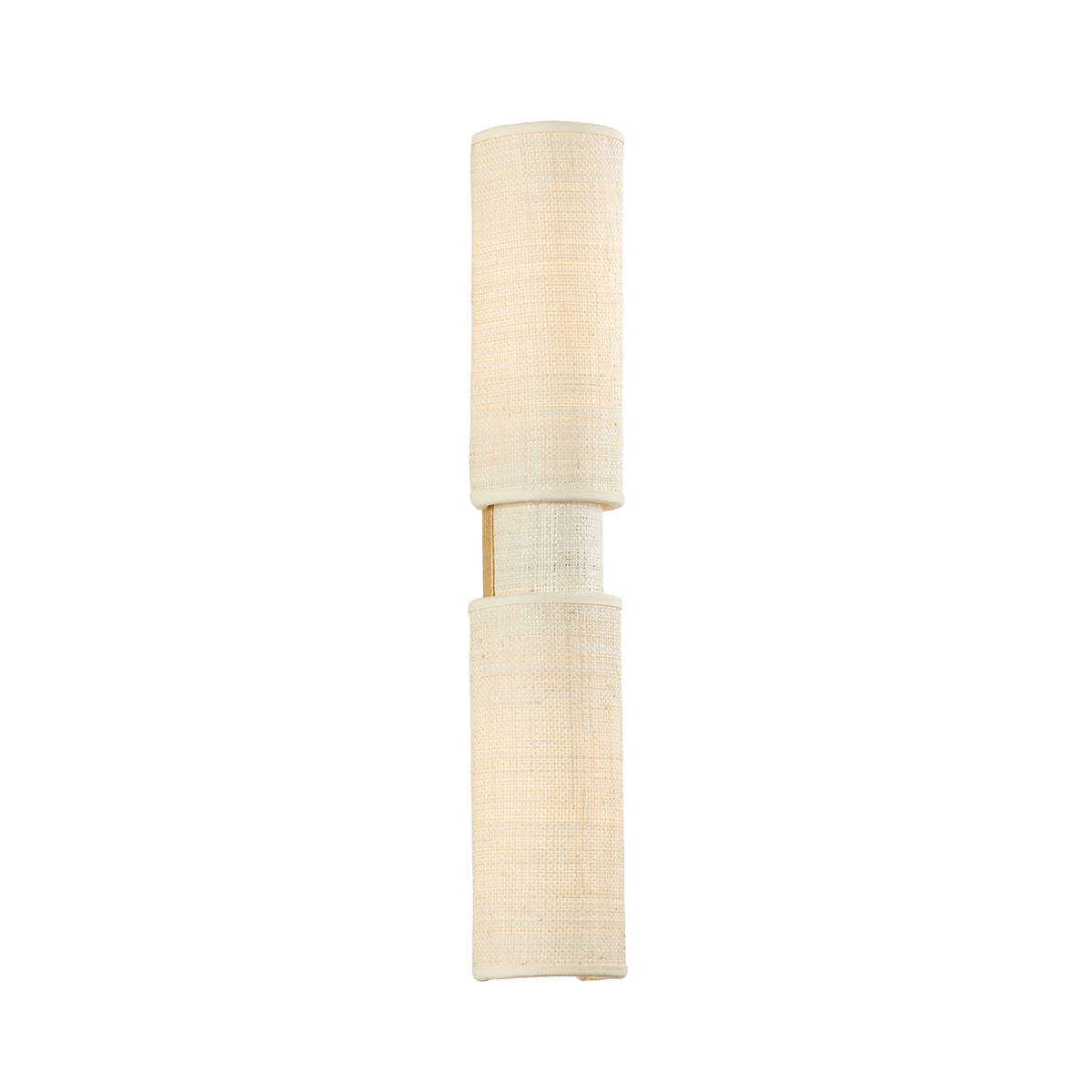 Wall Light in Textile Antique Gold Leaf 10x62cm Ashton - Troy Lighting