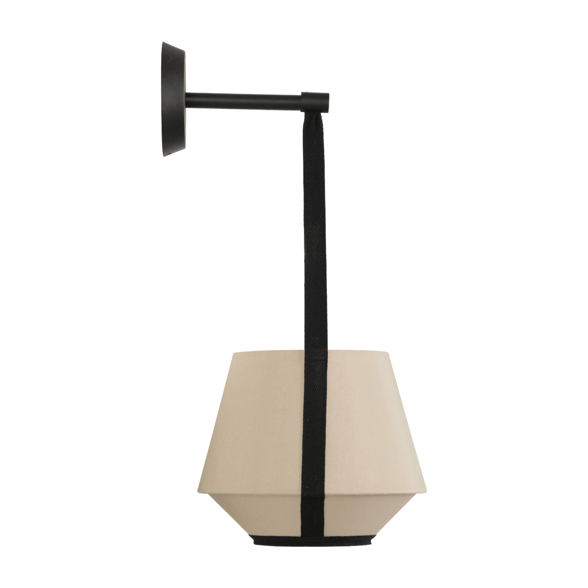 Applique murale en tissu beige sable 20 cm CARRIE - Forestier - The Cool Republic