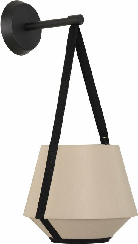 Applique murale en tissu beige sable 20 cm CARRIE - Forestier - The Cool Republic