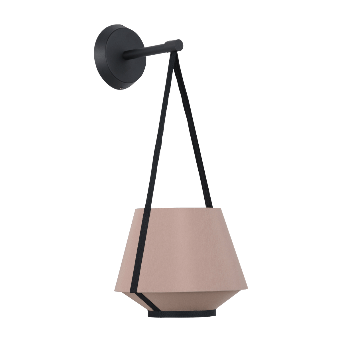 Applique murale en tissu rose nude 20 cm CARRIE - Forestier - The Cool Republic