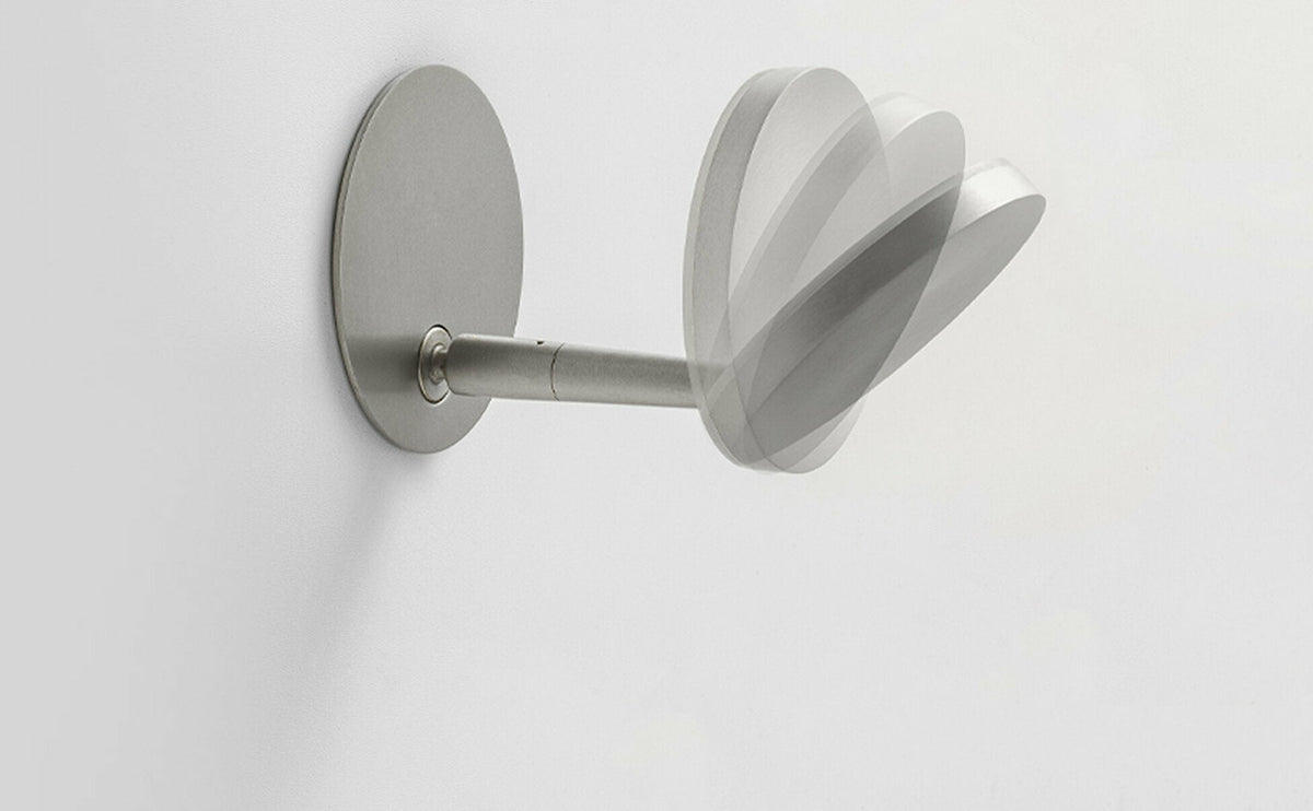 Bella wall lamp in titanium - Panzeri - The Cool Republic