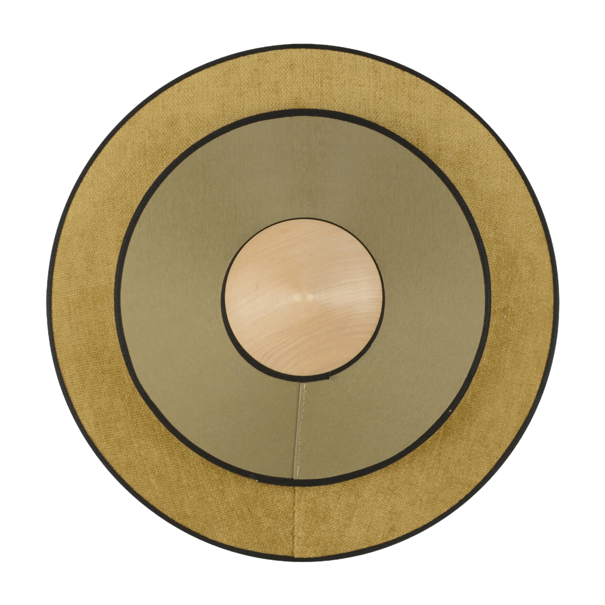 Applique murale en velours bronze 34 cm CYMBAL - Forestier - The Cool Republic