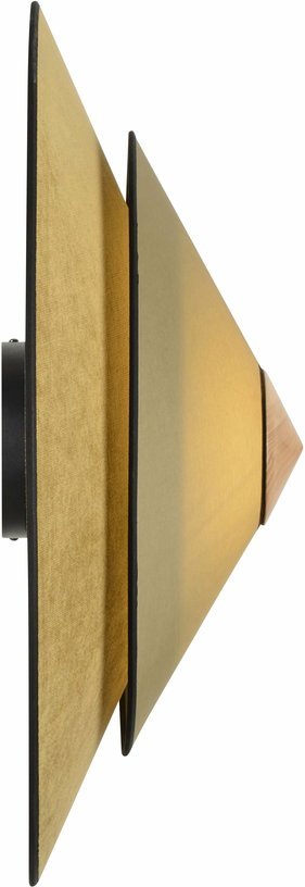 Applique murale en velours bronze 70 cm CYMBAL - Forestier - The Cool Republic