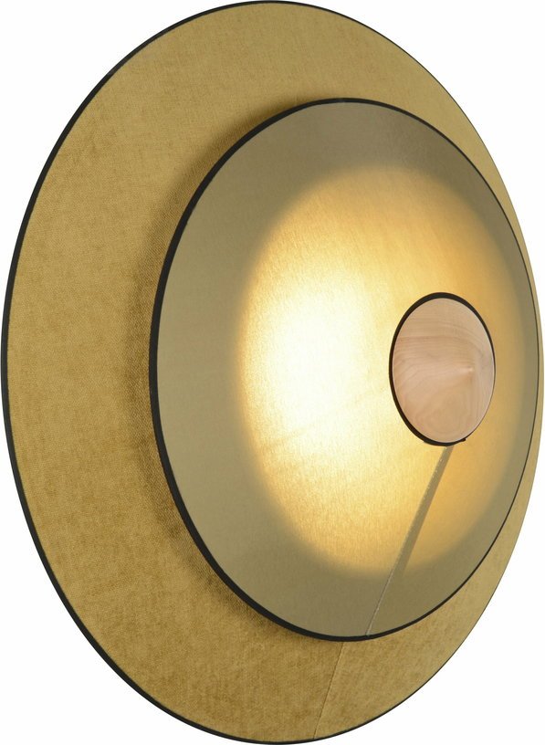 Applique murale en velours bronze 70 cm CYMBAL - Forestier - The Cool Republic