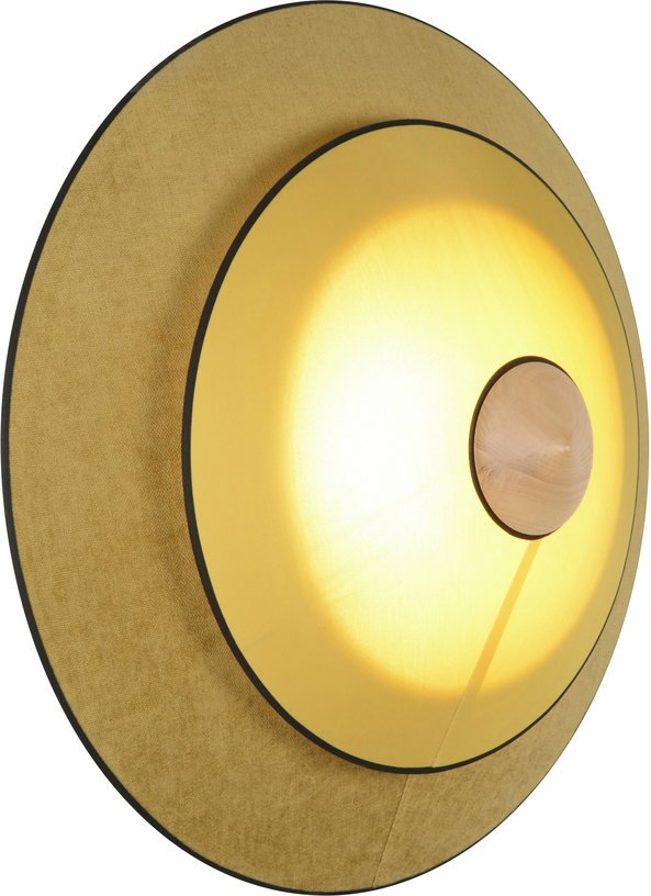 Applique murale en velours doré Oro 70 cm CYMBAL - Forestier - The Cool Republic