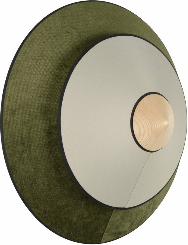 Applique murale en velours vert Evergreen 50 cm CYMBAL - Forestier - The Cool Republic