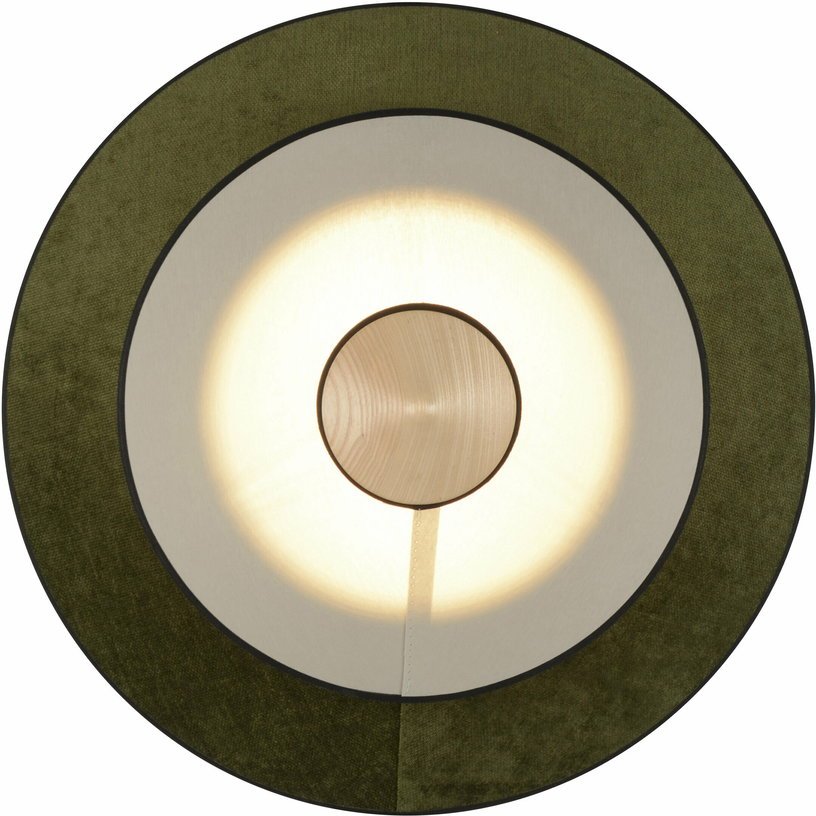 Applique murale en velours vert Evergreen 50 cm CYMBAL - Forestier - The Cool Republic