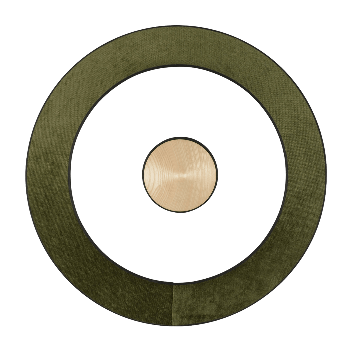 Applique murale en velours vert Evergreen 50 cm CYMBAL - Forestier - The Cool Republic