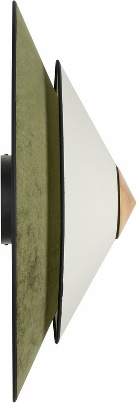 Applique murale en velours vert Evergreen 70 cm Cymbal - Forestier - The Cool Republic