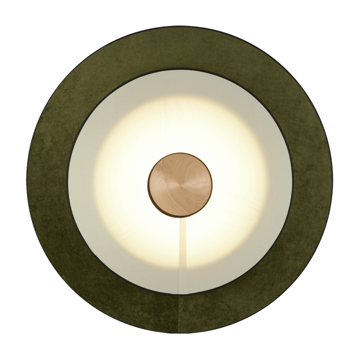 Applique murale en velours vert Evergreen 70 cm Cymbal - Forestier - The Cool Republic