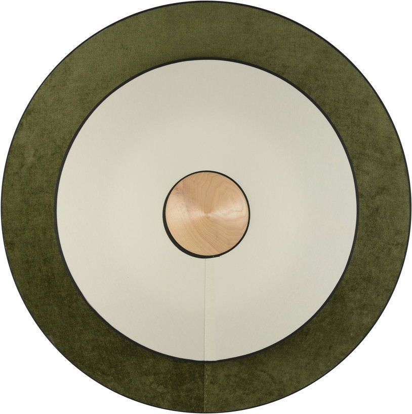 Applique murale en velours vert Evergreen 70 cm Cymbal - Forestier - The Cool Republic