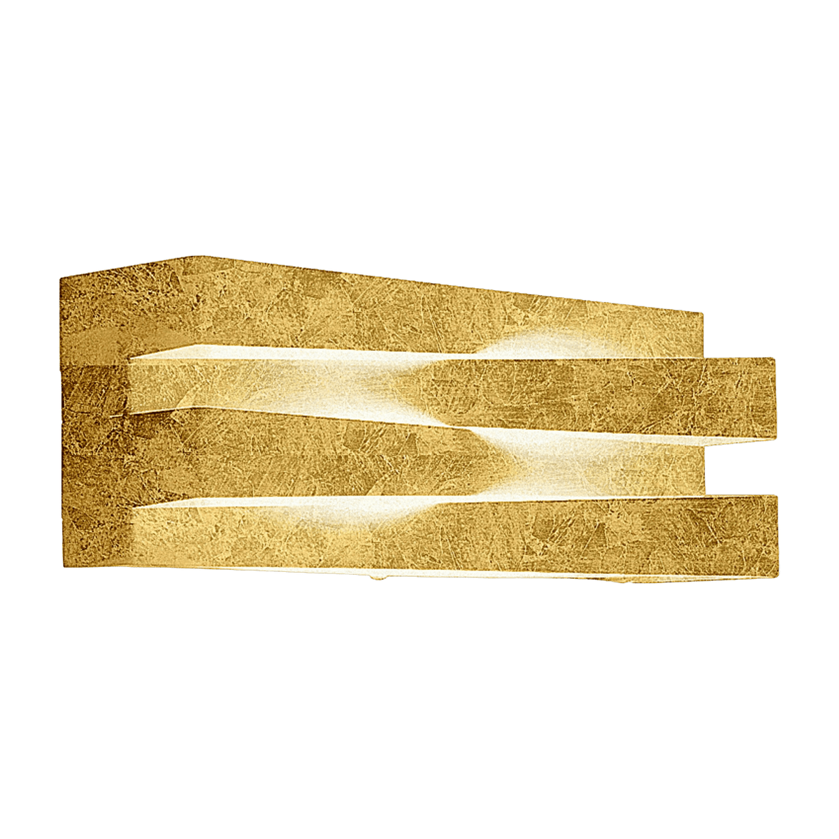 Gold Leaf Wall Sconce 30 cm Cross - Panzeri - The Cool Republic