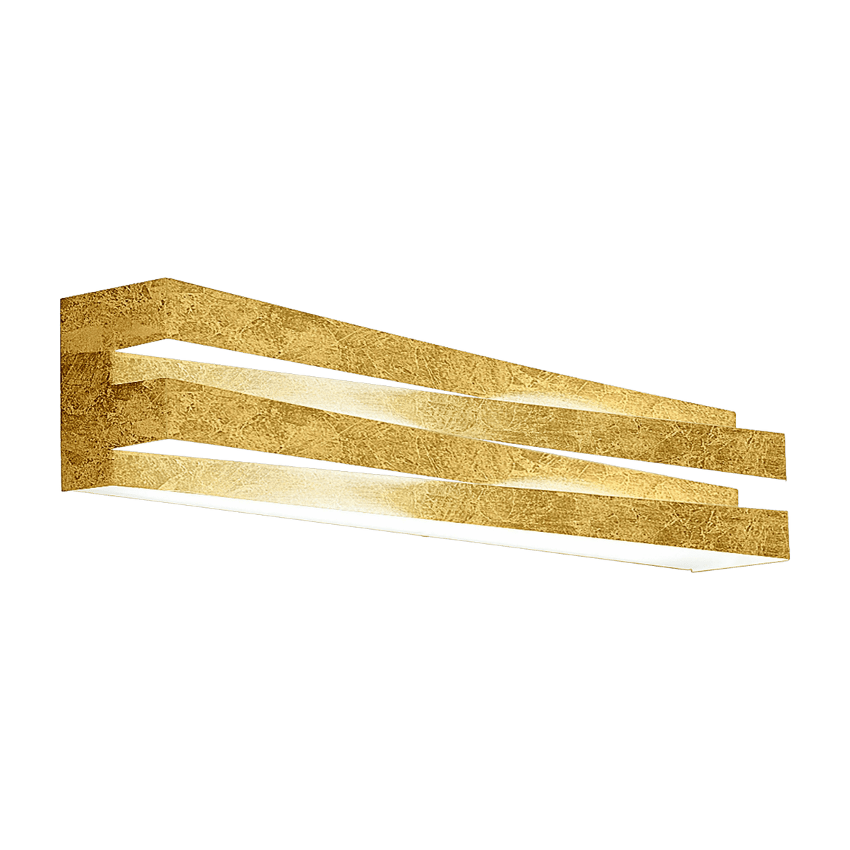 Gold Leaf Wall Sconce 60 cm Cross - Panzeri - The Cool Republic