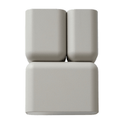Tabata LN10 grey wall lamp - &tradition - The Cool Republic