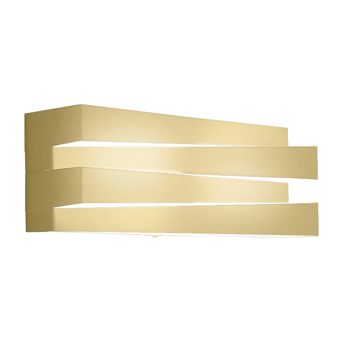 Wall light brass 30 cm Cross - Panzeri - The Cool Republic
