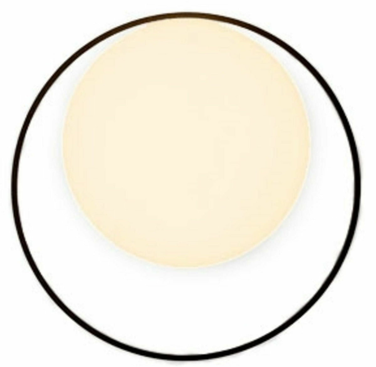 Applique murale noire Indoor Circ - Estiluz - The Cool Republic