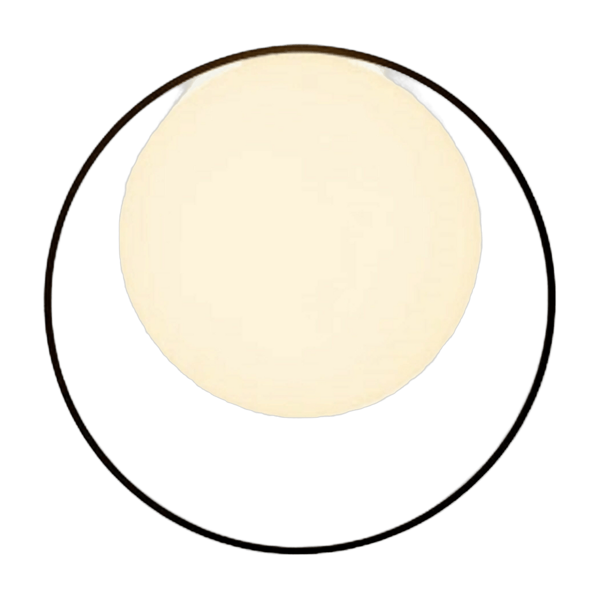 Applique murale noire Outdoor Circ - Estiluz - The Cool Republic