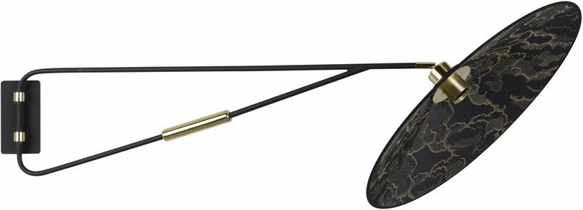 Applique pivotante en métal peint noire 103 x 50 cm Gatsby - Market set - The Cool Republic