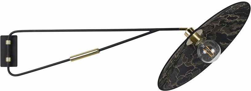 Applique pivotante en métal peint noire 103 x 50 cm Gatsby - Market set - The Cool Republic