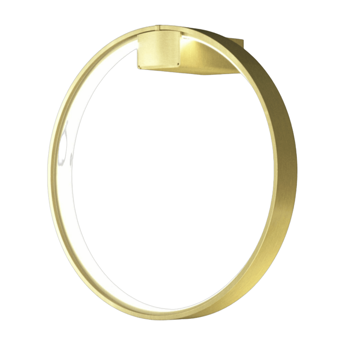 Wall lamp ronde in brass 25 cm Zero Round - Panzeri - The Cool Republic