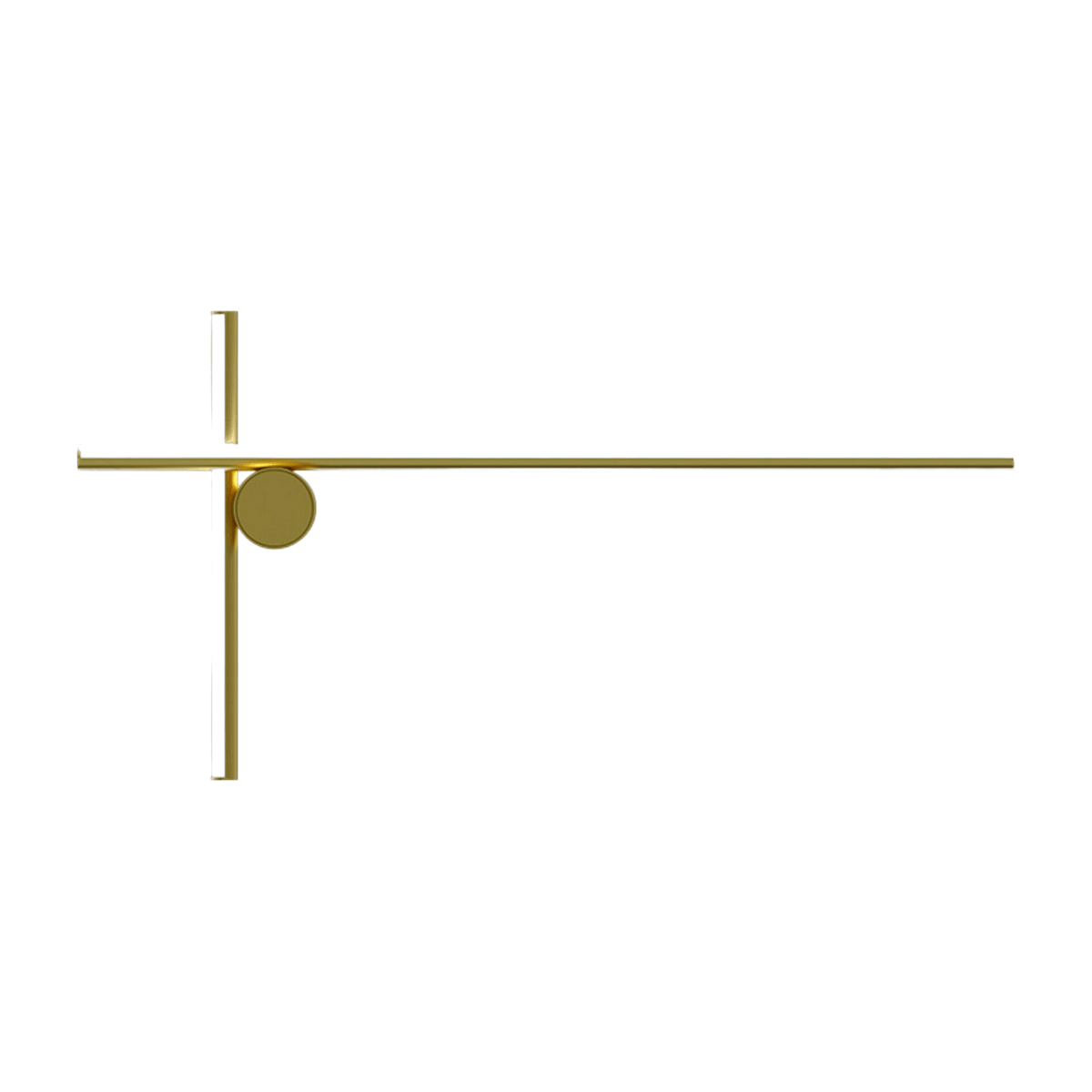 Appliques design en acier anodisé champagne w2 Coordinates - Flos - The Cool Republic