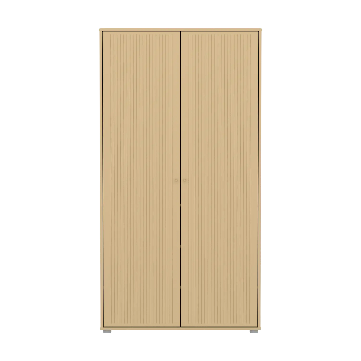 Armoire 2 portes en bois beige 100,2x55,2x190,3cm Saga - Flexa — vue 2