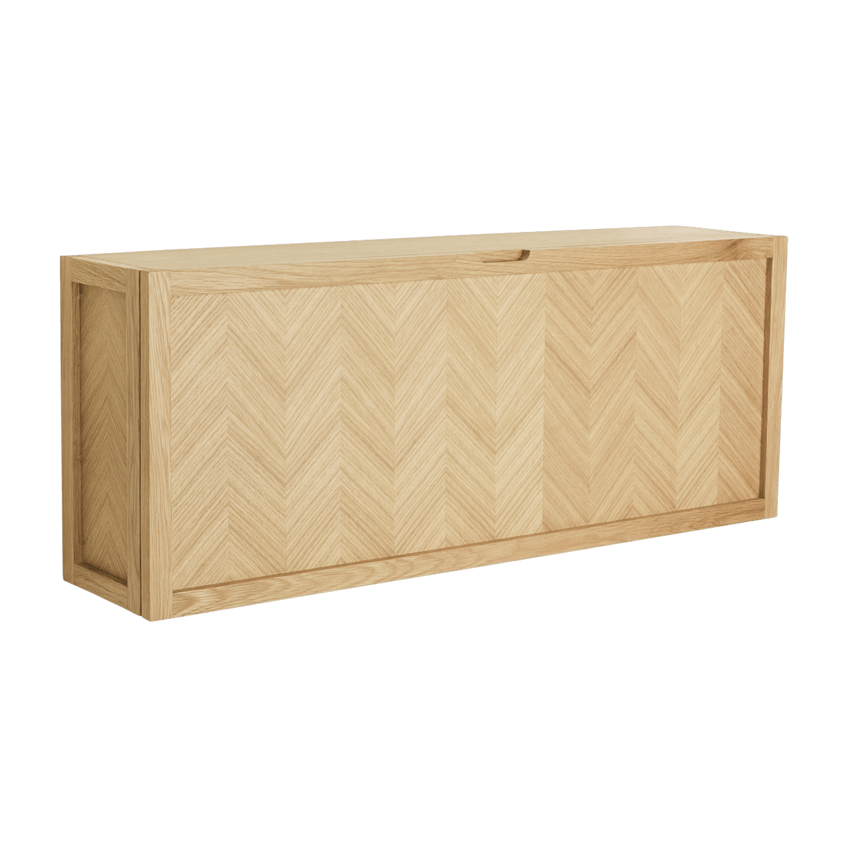 Armoire à chaussures en épi, grand modèle, naturel Hübsch - The Cool Republic