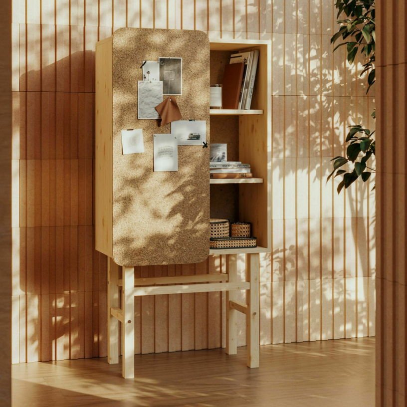 Armoire avec panneau en liège Slide - Karup Design - The Cool Republic
