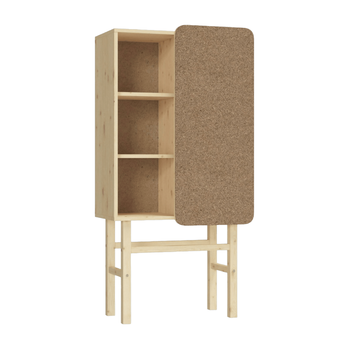 Slide cabinet with cork board - Karup Design - The Cool Republic